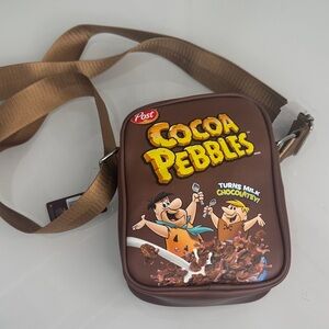 Buckle-Down Cocoa Pebbles Crossbody Bag - Brown